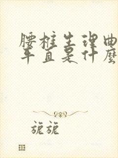 腰椎生理曲度略平直是什么意思