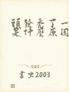 头发秃了一小块是什么原因引起的