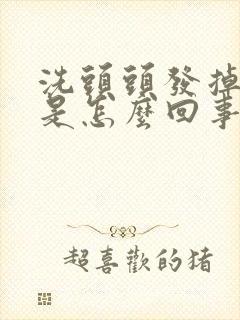 洗头头发掉很多是怎么回事