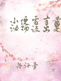 小便处有黄色分泌物流出是怎么回事