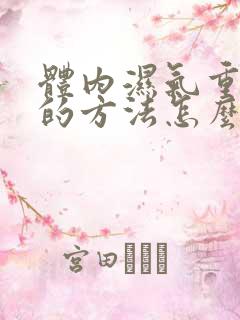 体内湿气重最快的方法怎么消除