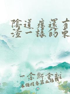 阴道痒还有豆腐渣一样的东西