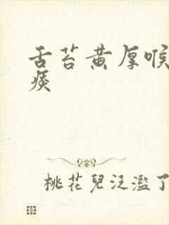 舌苔黄厚喉咙有痰