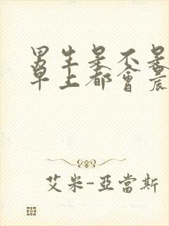 男生是不是每天早上都会晨勃