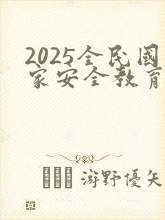 2025全民国家安全教育公开课