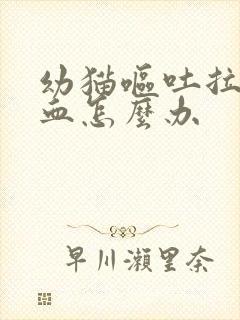 幼猫呕吐拉稀带血怎么办