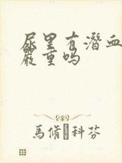 尿里有潜血2十严重吗