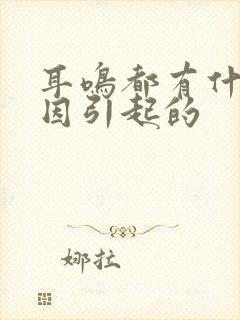 耳鸣都有什么原因引起的