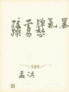 孩子脾气暴躁暴躁易怒