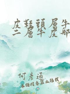 皮鞋头层牛皮和二层牛皮哪个好