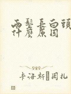 两鬓长白头发是什么原因