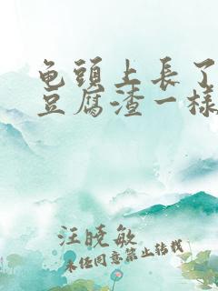 龟头上长了白色豆腐渣一样的东西