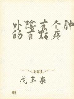 外阴有个肿块硬的有点疼