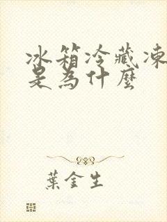 冰箱冷藏冻成冰是为什么