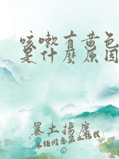 咳嗽有黄色痰块是什么原因引起的