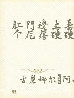 肛门边上长了一个疙瘩硬硬的疼