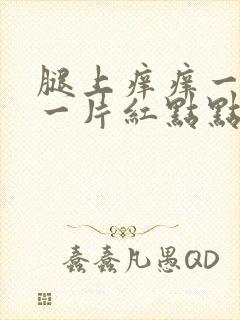 腿上痒痒一挠就一片红点点