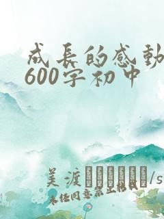 成长的感动作文600字初中