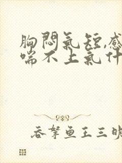 胸闷气短,感觉喘不上气什