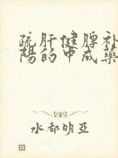 疏肝健脾补肾温阳的中成药