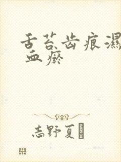 舌苔齿痕湿气重 血瘀