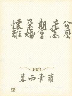 怀孕期老公出轨离婚会怎么判