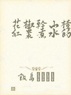 花椒干山楂生姜红枣煮水的功效