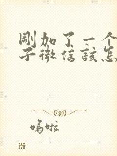 刚加了一个女孩子微信该怎么聊天