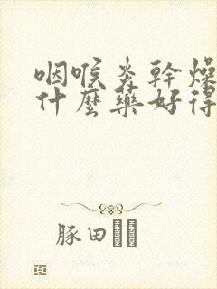 咽喉炎干燥感吃什么药好得快