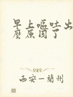 早上呕吐出血什么原因了