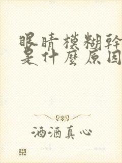 眼睛模糊干涩痒是什么原因引起的