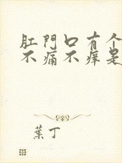 肛门口有个肉球不痛不痒是怎么回事