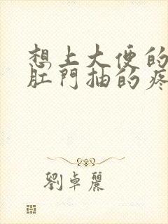 想上大便的时候肛门抽的疼