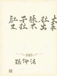 肚子胀,拉大便又拉不出来是什么原因