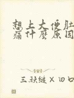 想上大便肚子绞痛什么原因