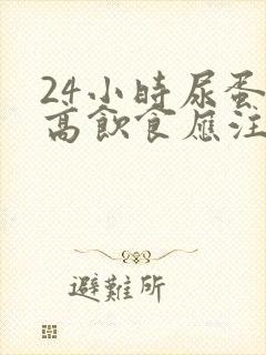 24小时尿蛋白高饮食应注意什么