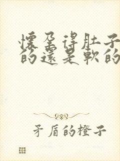 怀孕得肚子是硬的还是软的