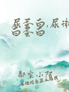 尿蛋白,尿微量白蛋白