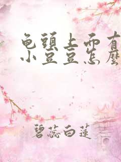 龟头上面有好多小豆豆怎么回事