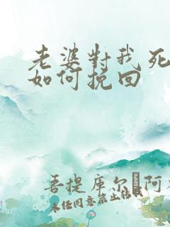 老婆对我死心了如何挽回