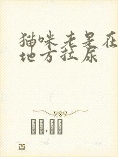 猫咪老是在一个地方拉尿