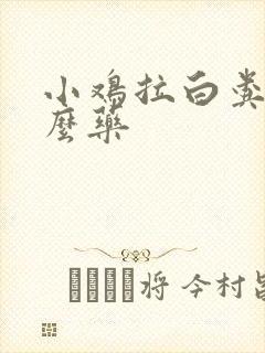 小鸡拉白粪吃什么药