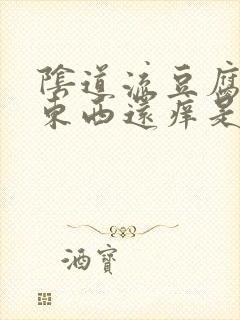 阴道流豆腐渣的东西还痒是什么情况