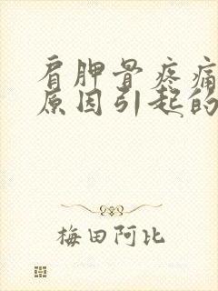 肩胛骨疼痛什么原因引起的