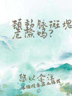 颈动脉斑块软斑危险吗?