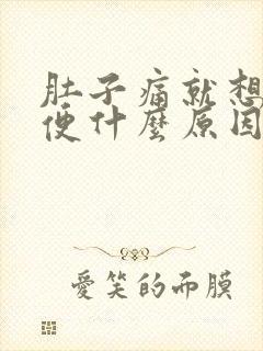 肚子痛就想拉大便什么原因