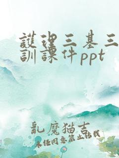 护理三基三严培训课件ppt