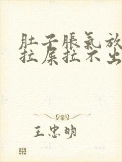 肚子胀气放屁想拉屎拉不出来怎么回事