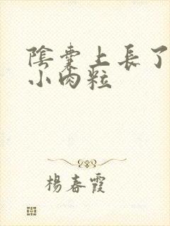 阴囊上长了两个小肉粒