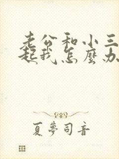 老公和小三在一起我怎么办